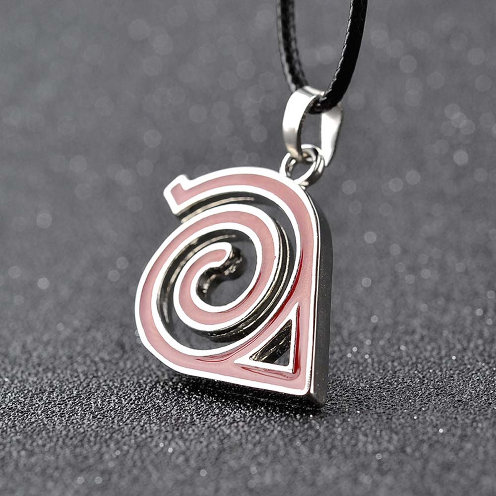 MARTIN1 Unisex Pendant Necklace Japanese Anime Symbol Logo Anime NARUTO Gift Kakashi Leaf Village Konoha Jewelry Metal Uzumaki Naruto Uchiha Itachi Cosplay Props/Multicolor