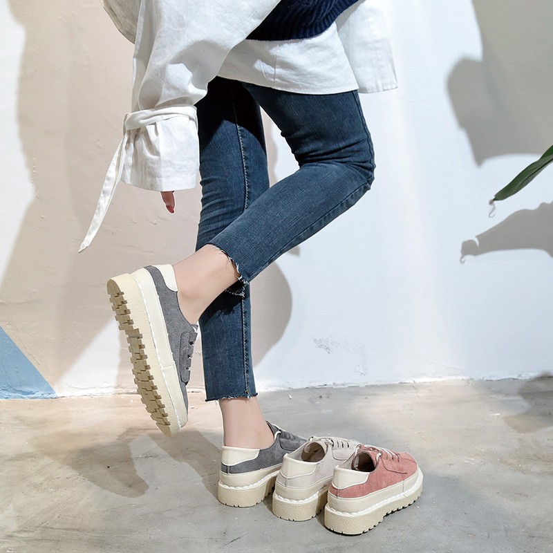 Ulzzang Baalsstock Giày da nữ mũi tròn thời trang Hàn CP347 order order 3 tuần | BigBuy360 - bigbuy360.vn