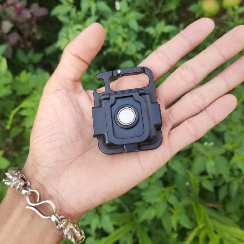 Đèn LED COB dùng pin sạc, có nam châm và mở nút chai, móc khóa đèn led tiện lợi