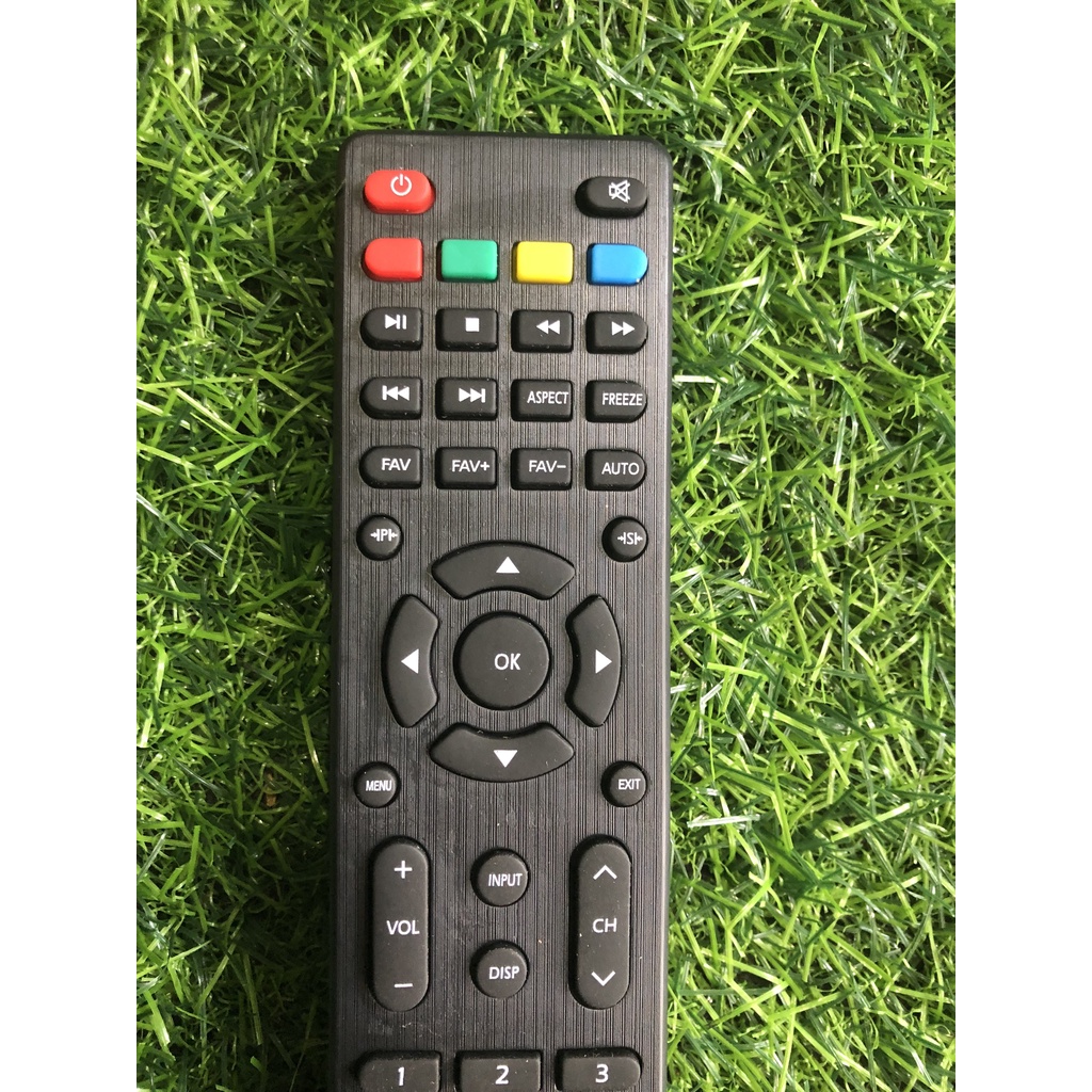 Điều khiển tivi Asanzo loại nhỏ mặt đen sử dụng tốt cho mã khiển zin theo máy - tặng kèm pin - Remote Asanzo