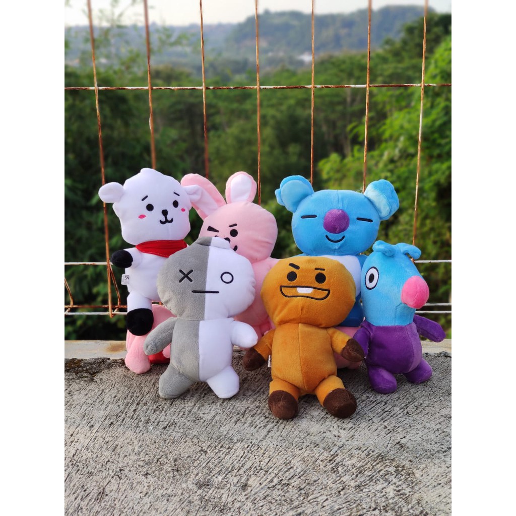 Mô Hình Nhân Vật Bt21 Choky, Shoky, Van, Mang, Rj, Koya