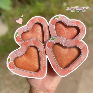 Má hồng tim 2in1 Kiss Beauty Blusher