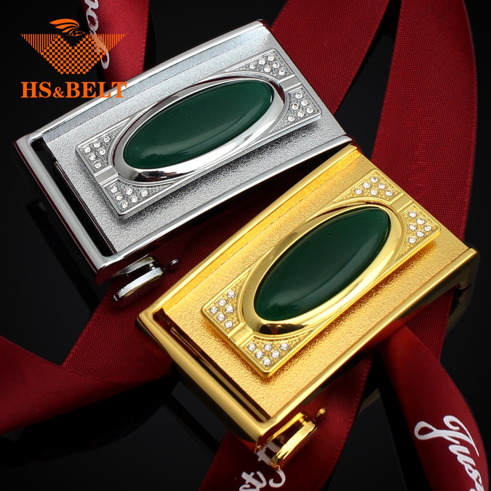 Đầu khóa dây nịt nam mặt thắt lưng da doanh nhân thời trang gắn đá mã não DÙNG DÂY 35MM KHÓA TỰ ĐỘNG