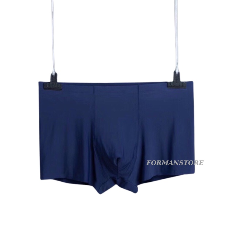 Quần Sịp Nam Boxer Lụa Premium Cao Cấp, Quần Lót Đùi Nam Đúc Nhật Bản Gói Kèm Túi Zip
