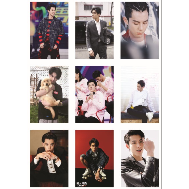 Lomo card ảnh Vương Hạc Đệ ( Dylan Wang ) full 54 ảnh