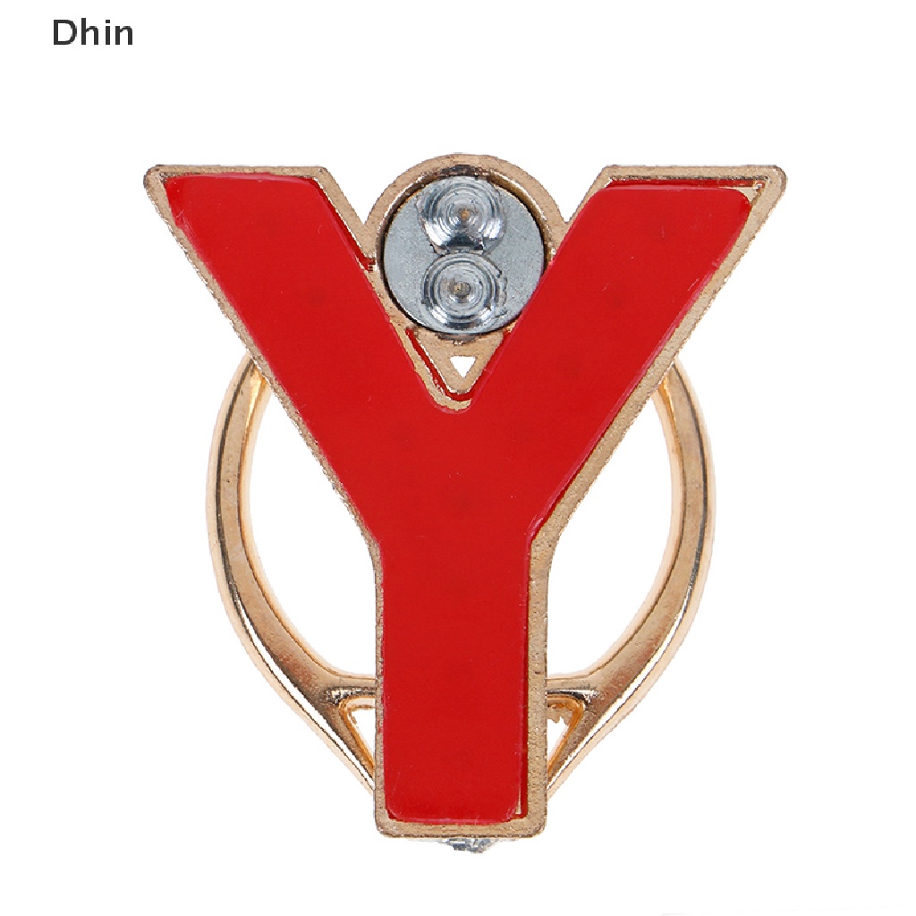 Giá Đỡ Điện Thoại Dạng Nhẫn Bằng Kim Loại Hình Chữ Cái Đính Kim Cương