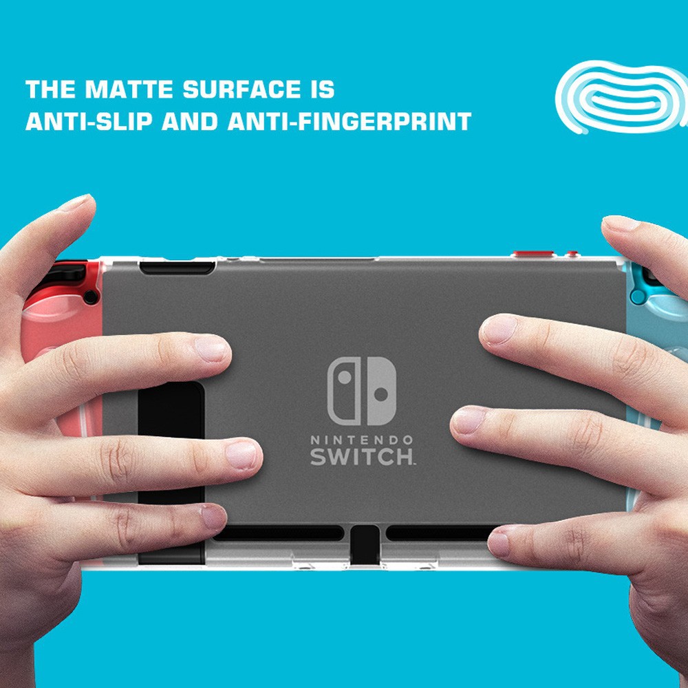 [Game]Clear Case Transparent TPU Protective Cover for Nintendo Switch