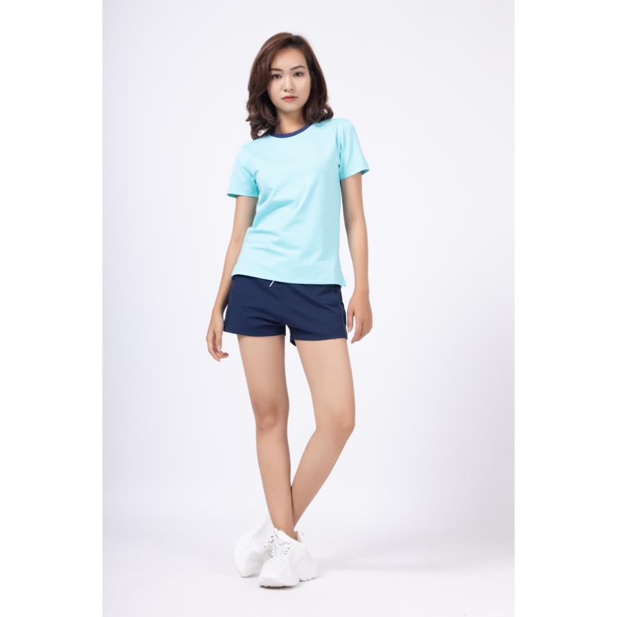 Áo T-shirt Delta Nữ xẻ tà RTS013W - Vải single cotton co giãn 4 chiều và thấm nước tự nhiên. ་