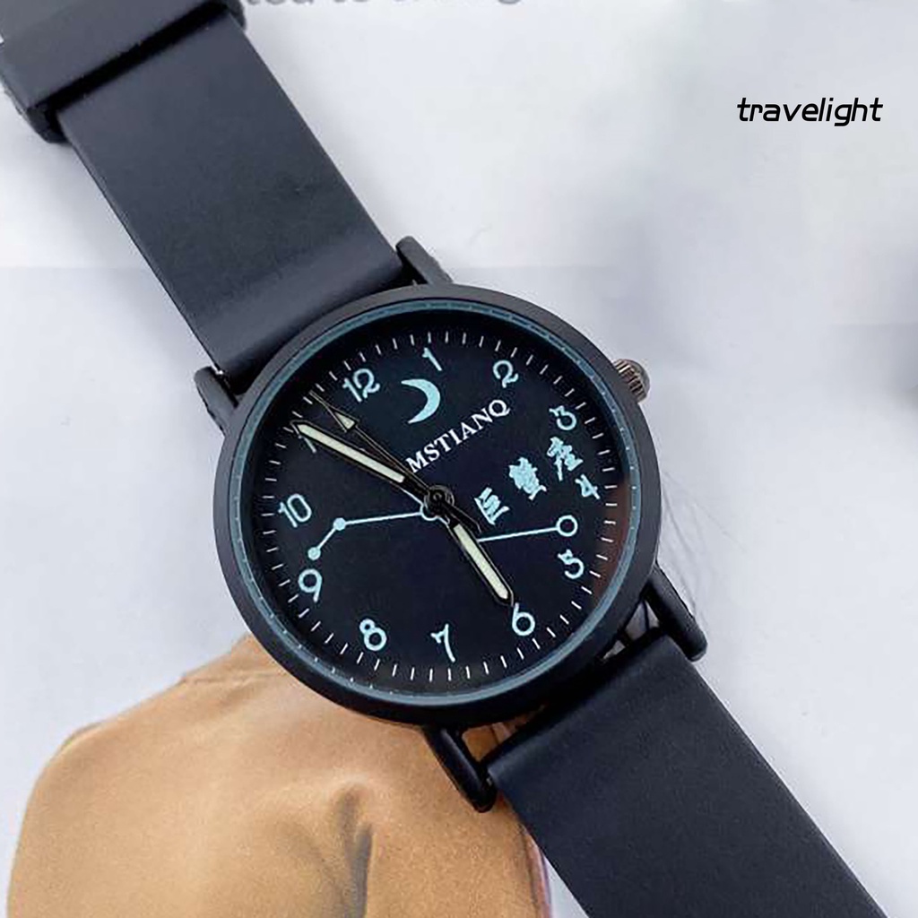 (Travelight) Đồng hồ quartz phát quang họa tiết chòm sao sành điệu cho nam nữ