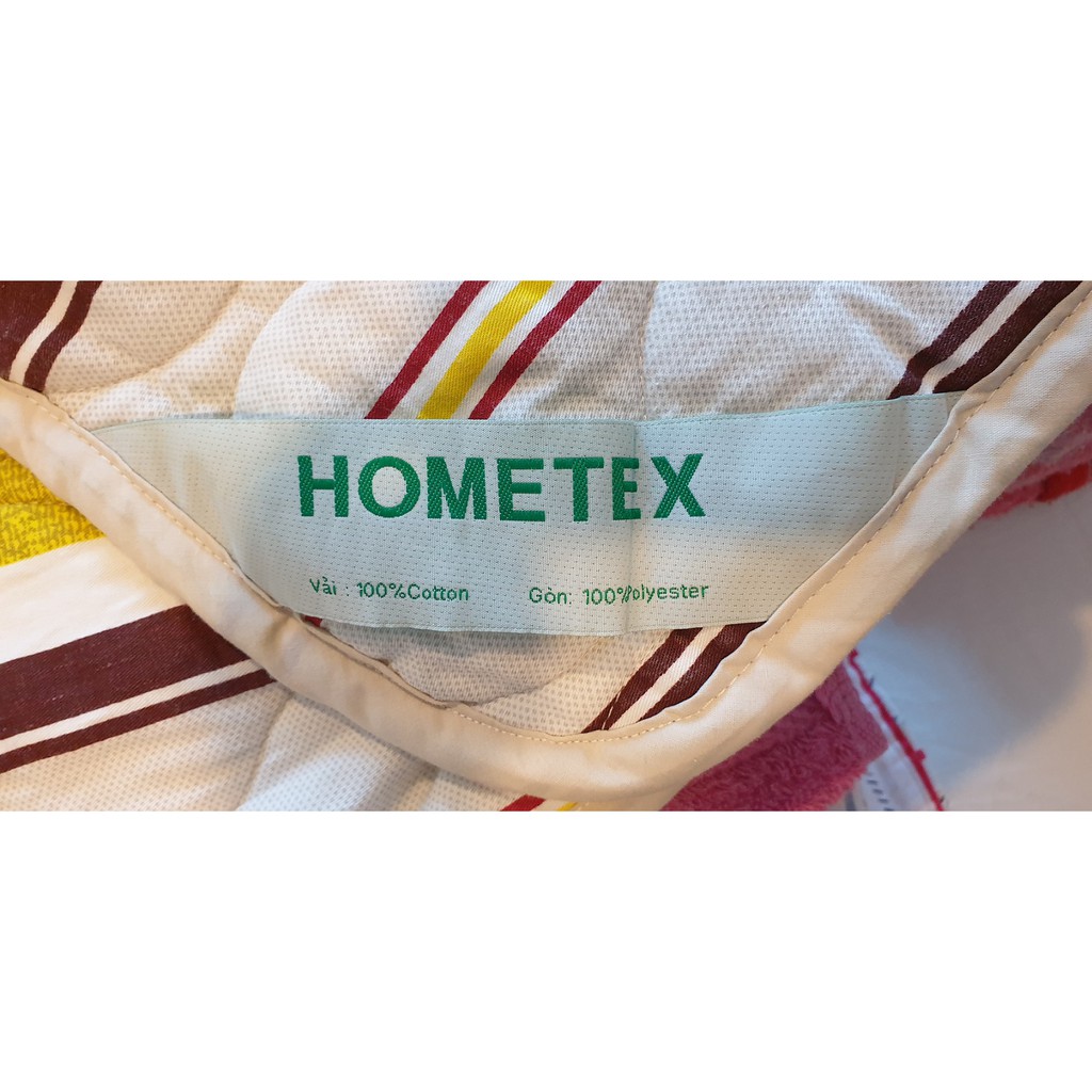 [Thanh lý] Bộ ga drap Hometex kèm mền chần gòn, cotton 100%, còn mới, đẹp