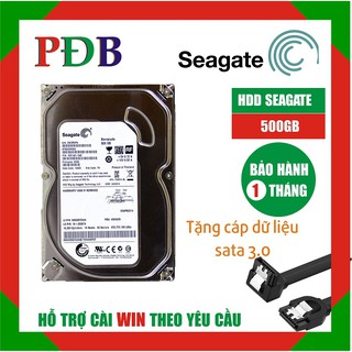 Ổ cứng HDD 500GB Seagate - Tặng cáp sata 3.0 - Hàng tháo máy đồng bộ nhập khẩu-Bảo hành 1 Tháng !!
