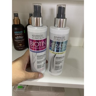 Xịt dưỡng tóc Advanced Clinicals Keratin & Biotin