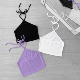 Áo croptop kiểu yếm buộc dây Nala Studio