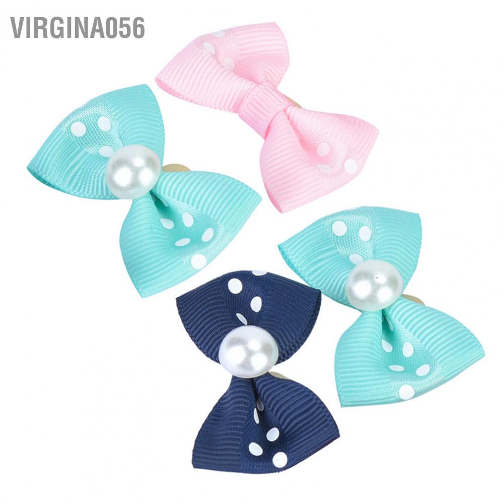 Hàng Hot 20 cái Nơ cài tóc cho chó với dây thun cho thú cưng Cún con Teddy Phụ kiện chải lông Màu sắc ngẫu nhiên Hàng giao ngayVirgina056
