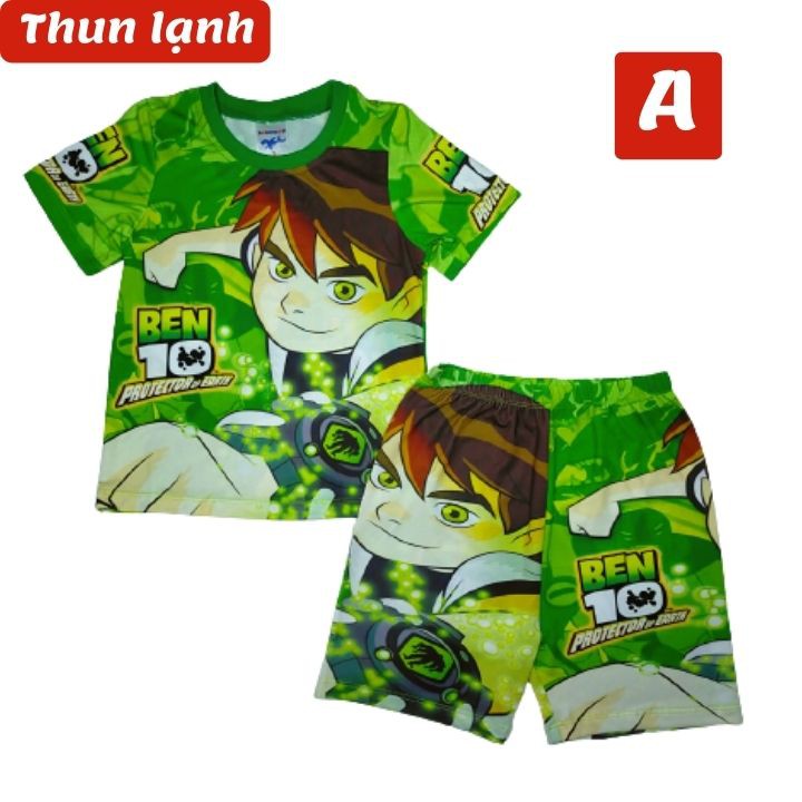 Set đồ đồ bộ bé trai từ 10-55kg - Vải thun lạnh - Tomchuakids