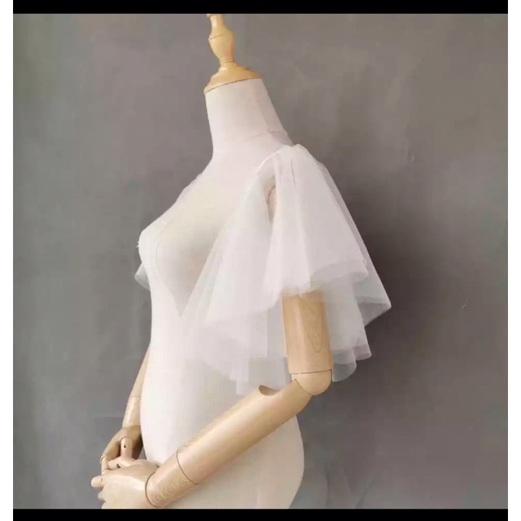 Tay váy cưới big size