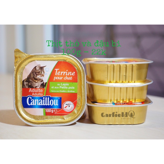 Pate mèo Canaillou nhập Pháp các vị