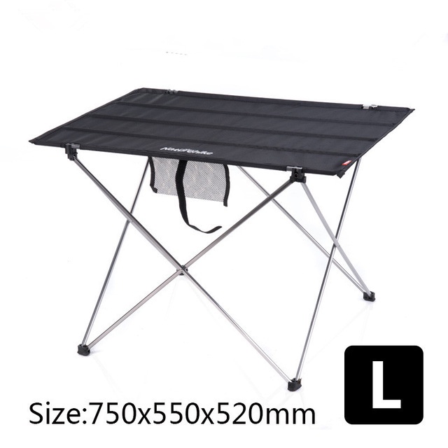 Bàn dã ngoại gấp gọn Naturehike bằng vải chống rách, chống mài mòn gấp gọn nhẹ chắc chắn dùng đi cắm trại leo núi câu cá