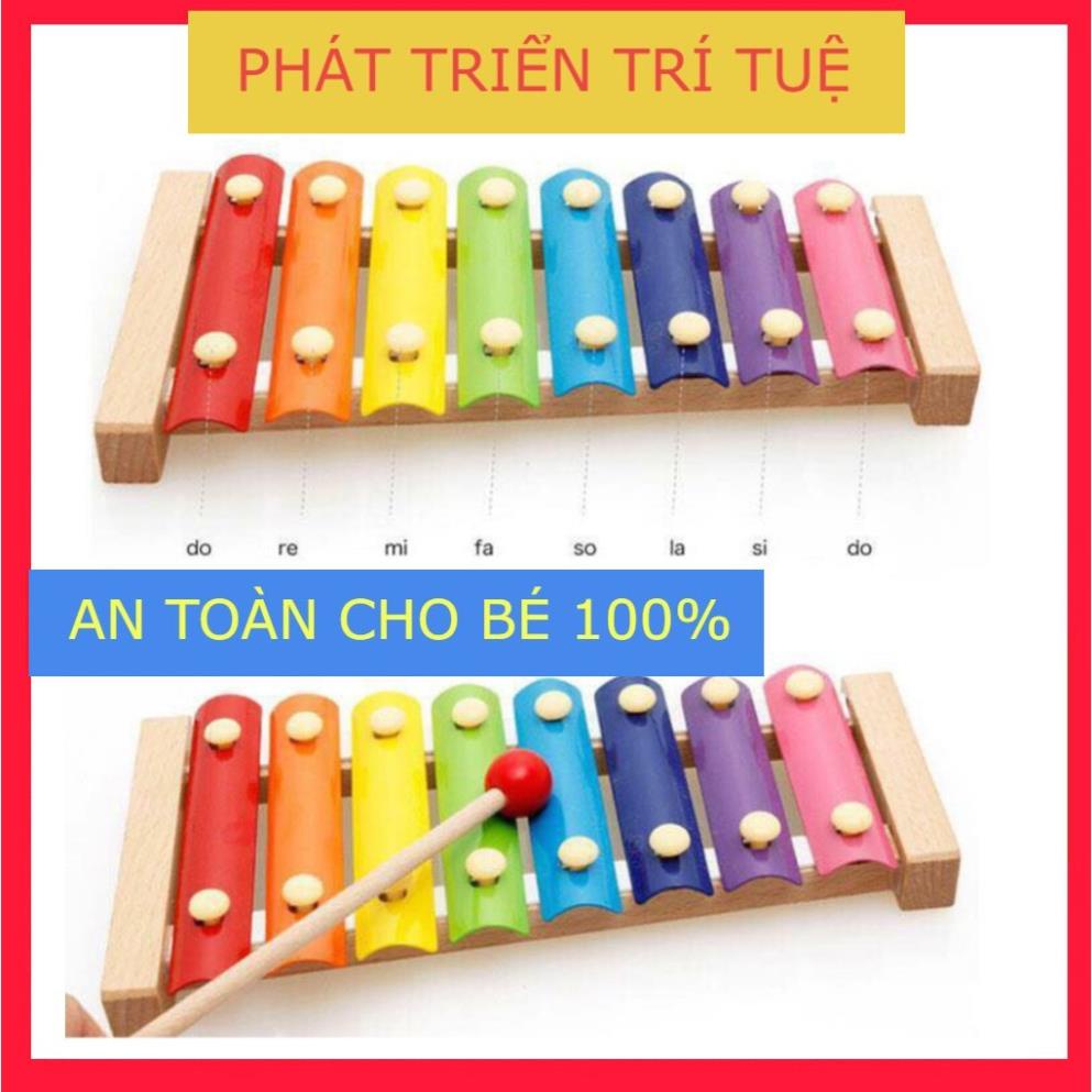 ĐỒ CHƠI ÂM NHẠC ĐÀN GỖ 8 THANH Cho Bé