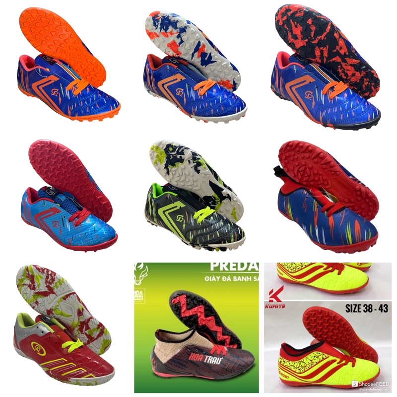 Giầy đá bóng xả hàng cuối năm form nhỏ