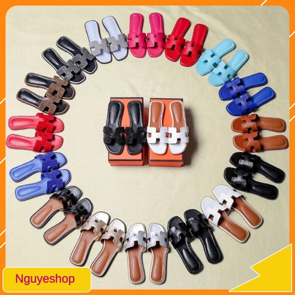 (ORDER) Dép chữ H trơn đủ màu BIG SIZE 34-43