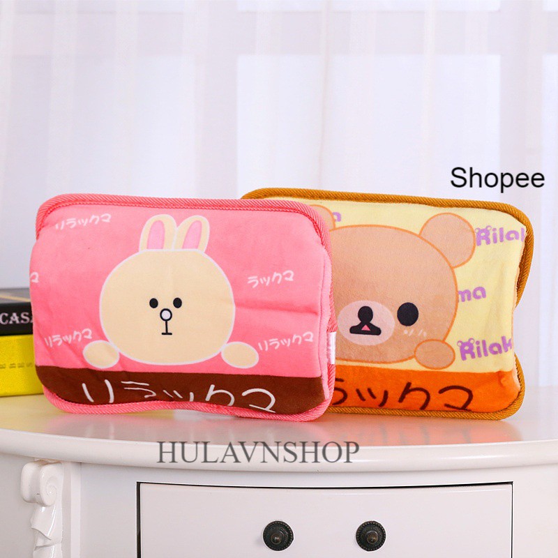 Túi chườm túi sưởi thú bông ấm áp doremon totoro kitty