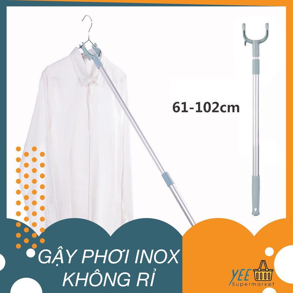 Cây treo quần áo - Gậy lấy đồ - Cây lấy đồ - Cây phơi đồ (điều chỉnh độ dài)