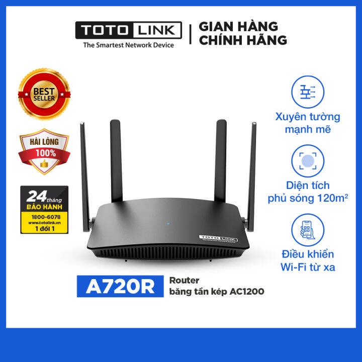 TOTOLINK - A720R - Router băng tần kép AC1200
