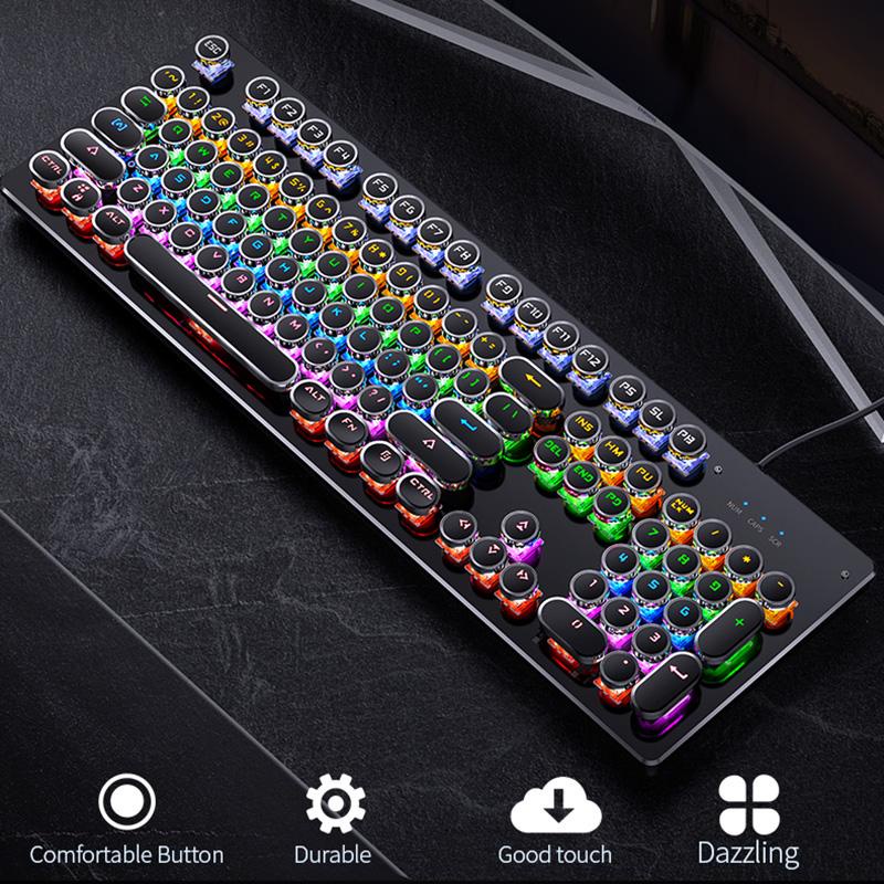 Bàn phím cơ chơi game có dây kết nối USB