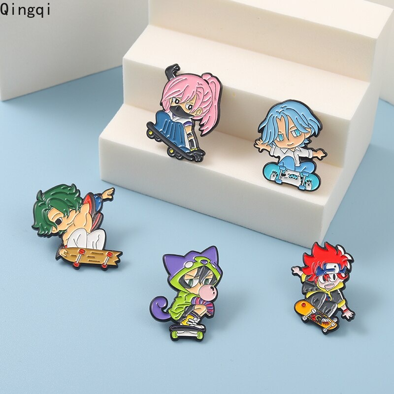 Ghim cài áo Miss Zoe hình nhân vật anime dễ thương trang trí túi xách làm quà tặng