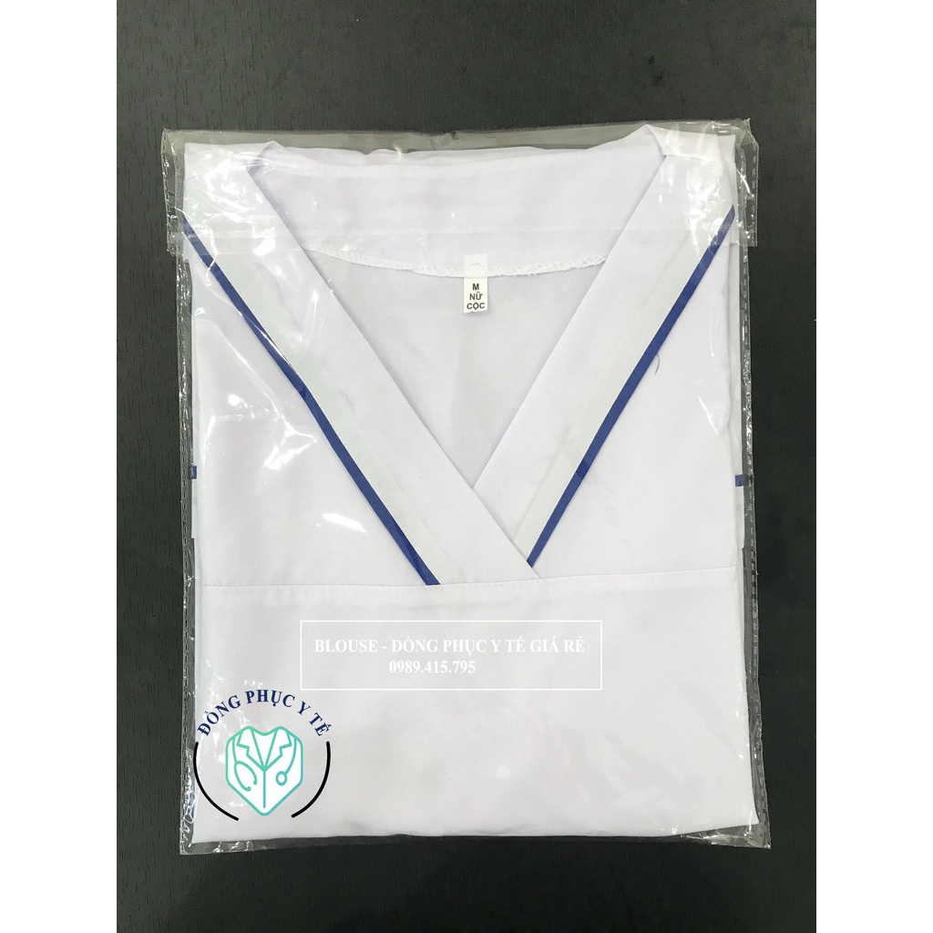Bộ Scrubs Cổ Tim Nam Nữ Viền Ngắn Tay - Bộ Scrubs Điều Dưỡng, Y Tá, Bác Sĩ