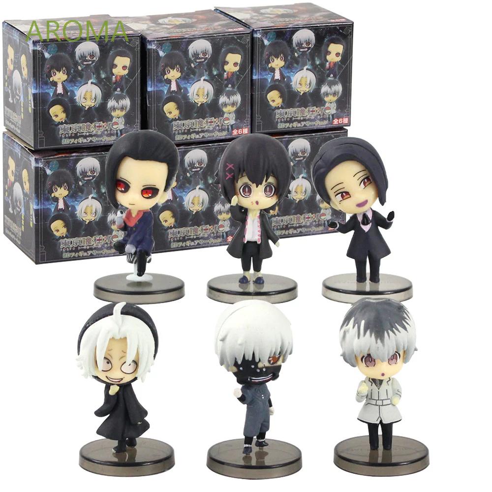 Set 6 Mô Hình Đồ Chơi Nhân Vật Trong Phim Hoạt Hình &quot;Tokyo Ghoul&quot;