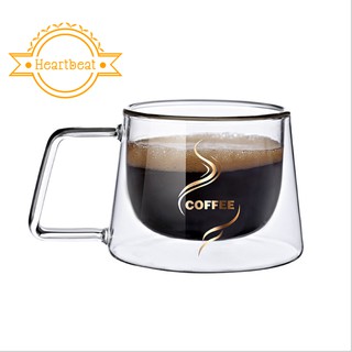 Ly thuỷ tinh 2 lớp hình vuông chất lượng cao