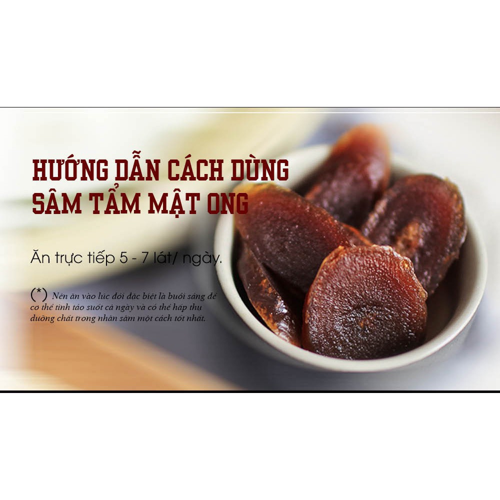 [SIÊU GIẢM GIÁ] Hồng sâm lát tẩm mật ong Korean Red Ginseng HÀN QUỐC