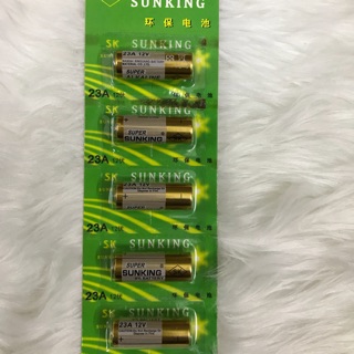 Bán một vỉ pin 5 viên loại 23a /12v 80k một vỉ.