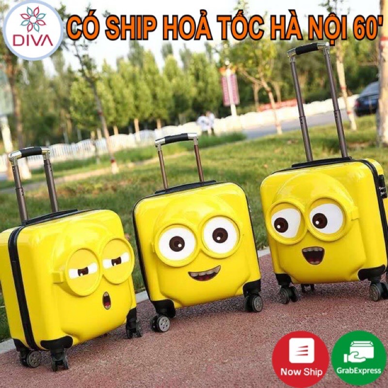 VALI MINION (SIZE TO) CHO BÉ TRAI GÁI ĐỀU ĐẸP (HÀNG CÓ SẴN) LOẠI CAO CẤP