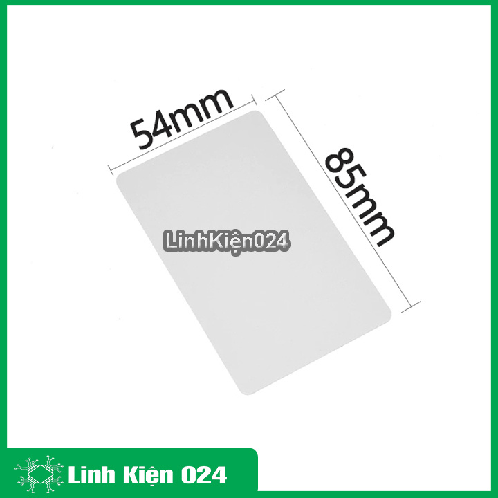 Thẻ RFID Trắng FM1108IC / RC522 13.56Mhz