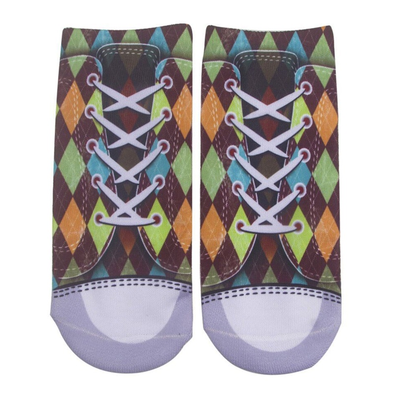 Xiangbao Vớ Thuyền Canvas Cổ Thấp Vô Hình Vui Nhộn Sáng Tạo Giản Dị Dành Cho Người Lớn