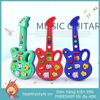 🎐HS🎐Đàn ghi ta điện tử có nhạc cho bé