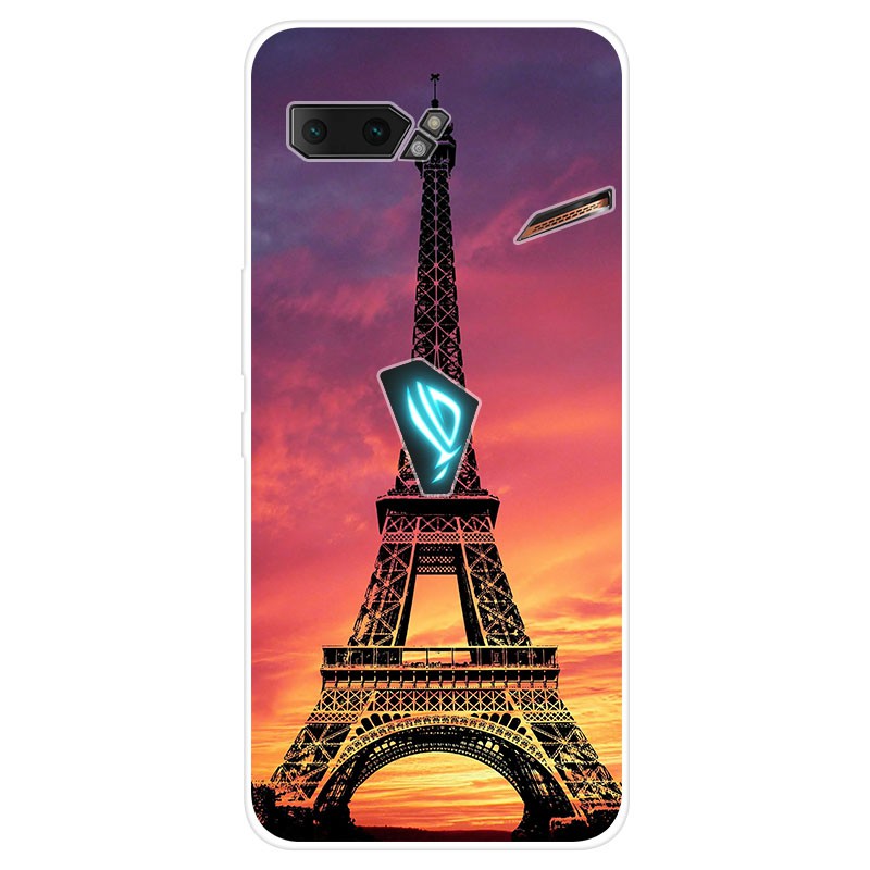 Ốp điện thoại từ TPU silicon mềm họa tiết hoạt hình dễ thương dành cho Asus ROG Phone 2