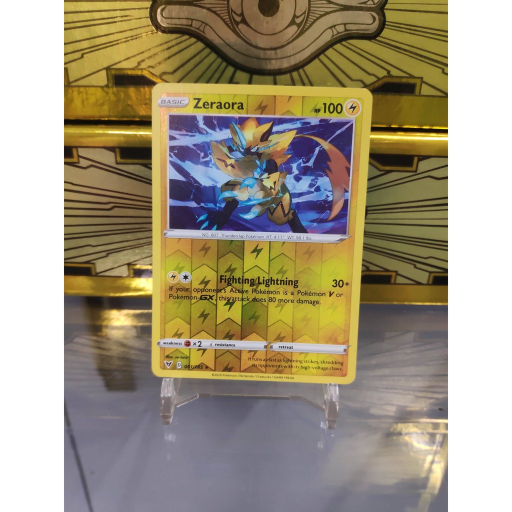 [ Dưa Hấu Yugioh ] Lá bài thẻ bài Pokemon Zeraora