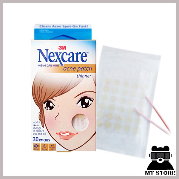 Miếng dán mụn Nexcare 3M (Hộp 30 miếng)