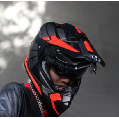 Bán sỉ - Mũ bảo hiểm Dual Sport YOHE 632A Adventure - Mũ bảo hiểm cào cào 2 kính, Tặng kèm Balo - mũ bảo hiểm motor.