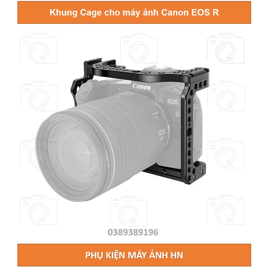 [Mã 55ELSALE1 giảm 7% đơn 300K] [EOS R] RIG Cage kim loại dùng cho máy ảnh Canon EOS R