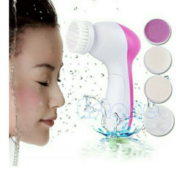 Máy massage rữa mặt mini 5in1