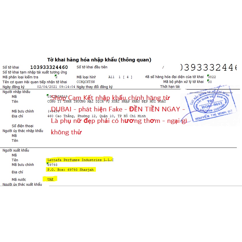 Nước Hoa Dubai LATTAFA  FAKHAR 100ml - apa de parfum [ SALE_1NGÀY]_SANG TRỌNG_THƠM DAI 48 Tiếng_Free Ship | Thế Giới Skin Care