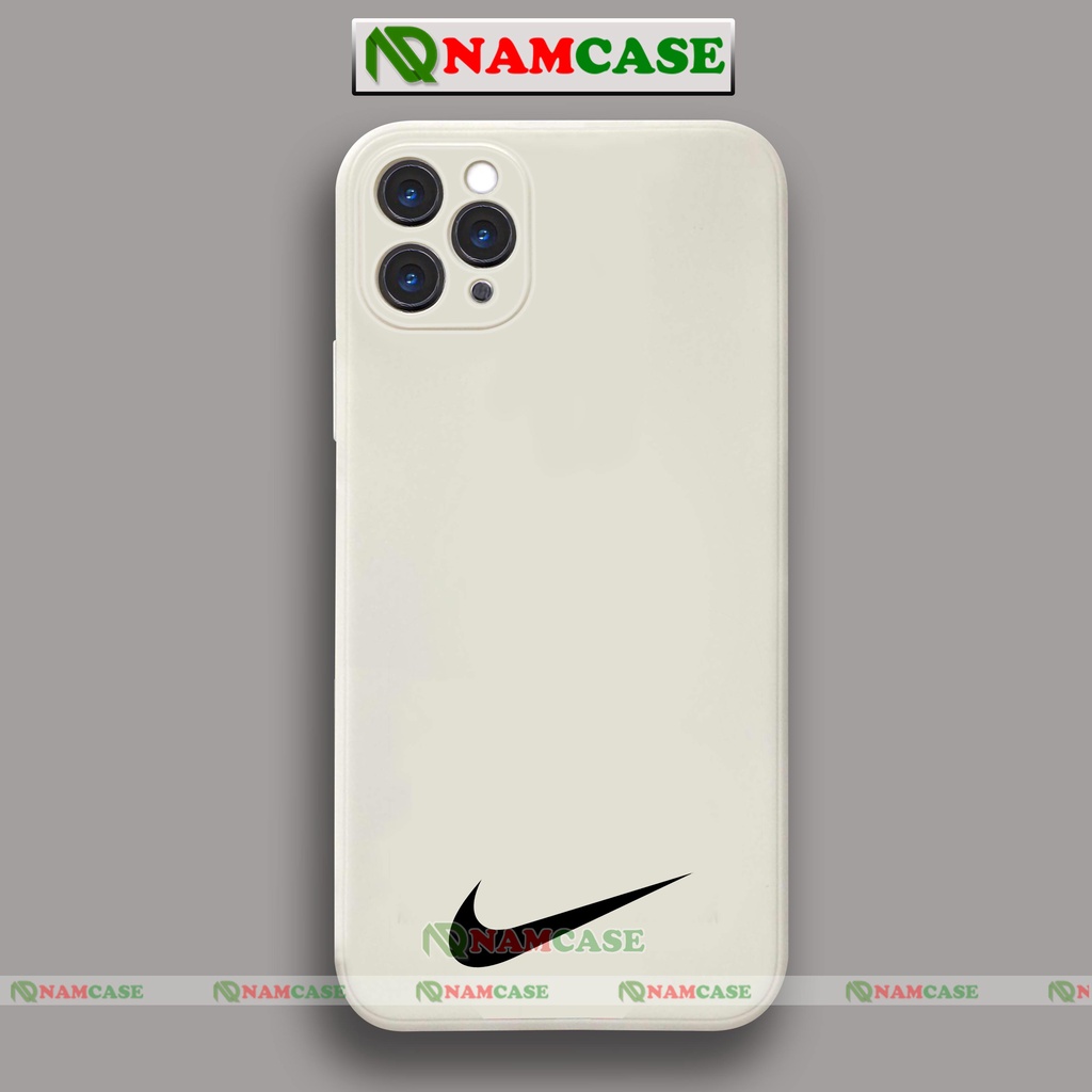 Ốp lưng iPhone Nike cạnh viền vuông silicon dẻo cho iphone 6/6s/7/8/X/XS/XR/11/12/13 Pro Plus Max cute đẹp dễ thương