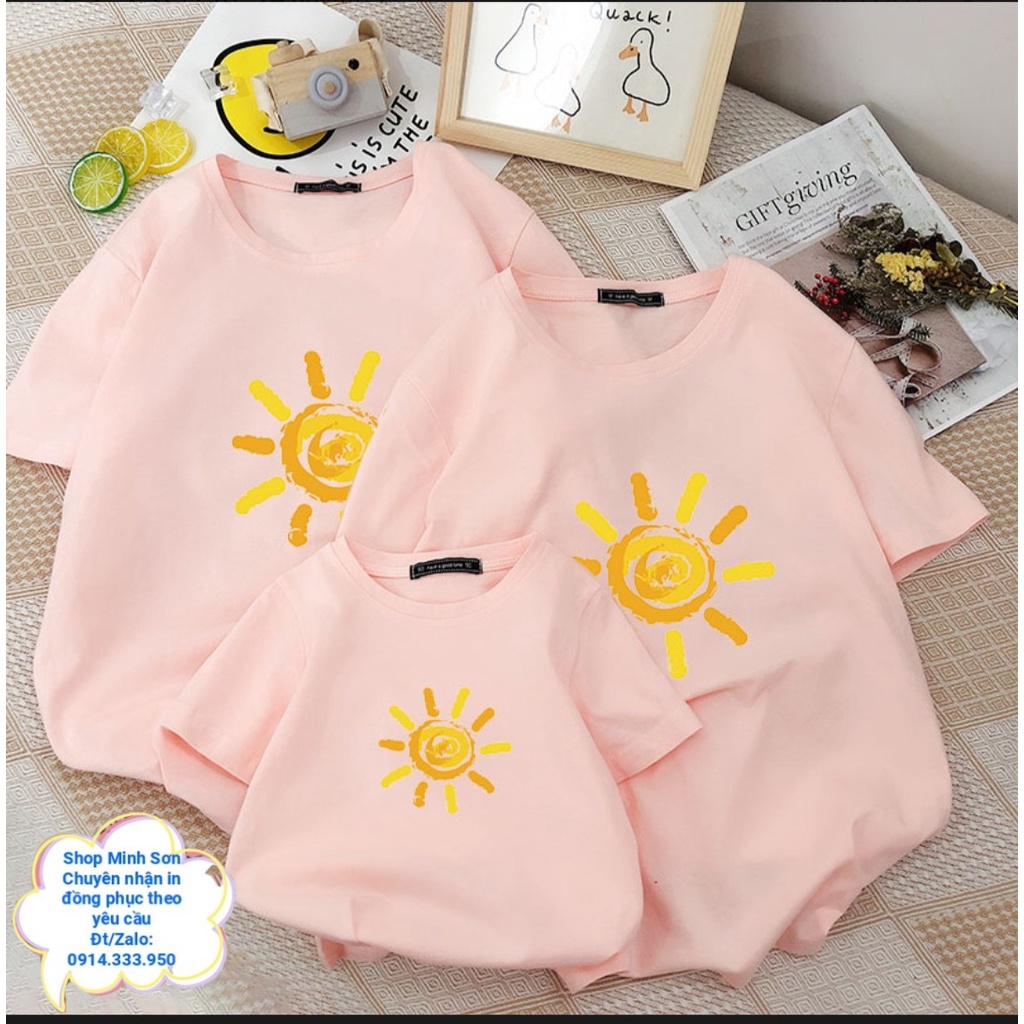 🌞🌈🌞VIDEO ÁO THUN GIA ĐÌNH MẶT TRỜI, ÁO ĐI BIỂN CHẤT COTTON LOẠI 1 ĐỦ MÀU ĐỦ SIZE