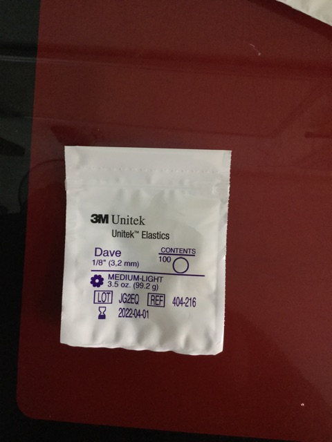 Chun kéo liên hàm 3M Unitek Elastics 100 chun/túi