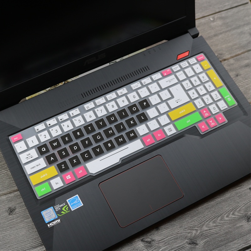 For 15.6 Inches ASUS FX63VD/FZ63VD/ZX63VD I7 8750H/I7 9750H Soft Ultra-thin Silicone Laptop Keyboard Cover Protector